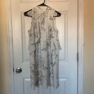 White floral dress